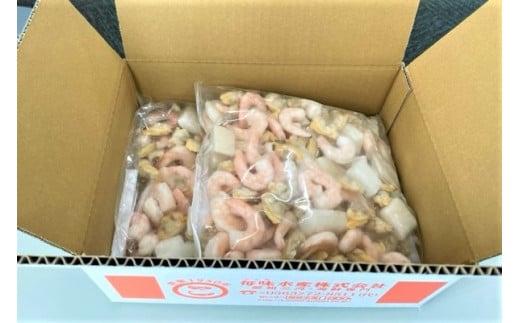 【大容量】シーフードミックス　2kg（正味重量1.6㎏）・K233-10