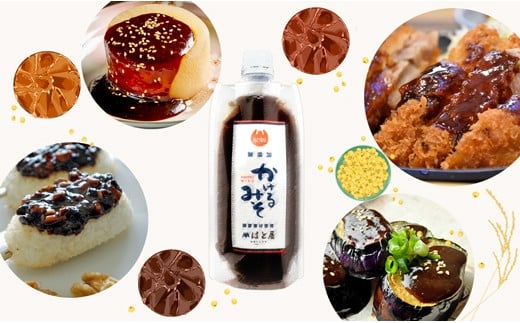 毎日食べたくなる、無添加かけるみそ5本セット・H053