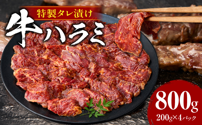 牛ハラミ　肉屋こだわりの特製タレ漬け800g（200g×4P）・T133