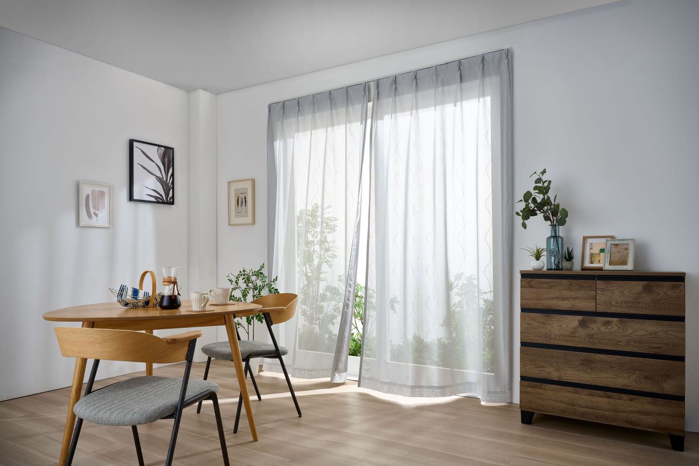 遮熱UVカットレースカーテン SP3424 腰高窓用Ｍ_【G0565】