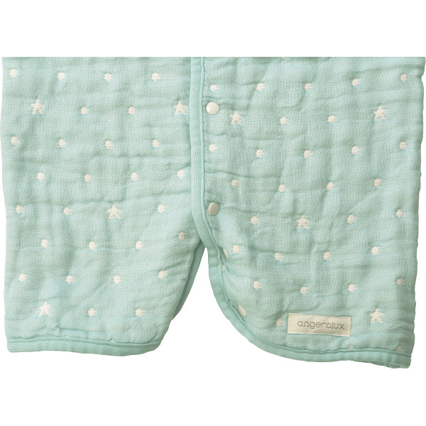 アンジェロラックス　２ＷＡＹ ６重ガーゼスリーパー_袋入：ミントブルー【G0624】_1667883 袋入：ミントブルー