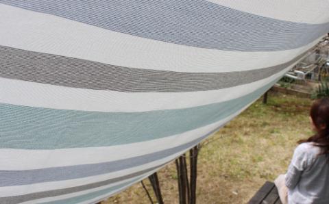 日よけ イチオリ シェード ihana_ブルー【G0300】 ブルー