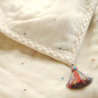 ふっくらふくふくの肌触り 大人用ふくふくガーゼケット（BOBO)_キナリ(8146)【G0398】 BOBO キナリ