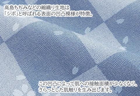 座布団 5枚組 高島ちぢみ_小紋市松桜【G0477】 小紋市松桜