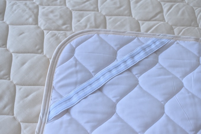 和晒し　ダブルガーゼ敷パット　ダブルサイズ_アイボリー【G0208】 アイボリー ダブル