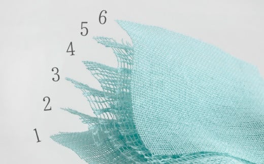 cumuco（クムコ）６重織ガーゼフェイスタオル ２枚セット _みずいろ【G0288】 みずいろ フェイスタオル