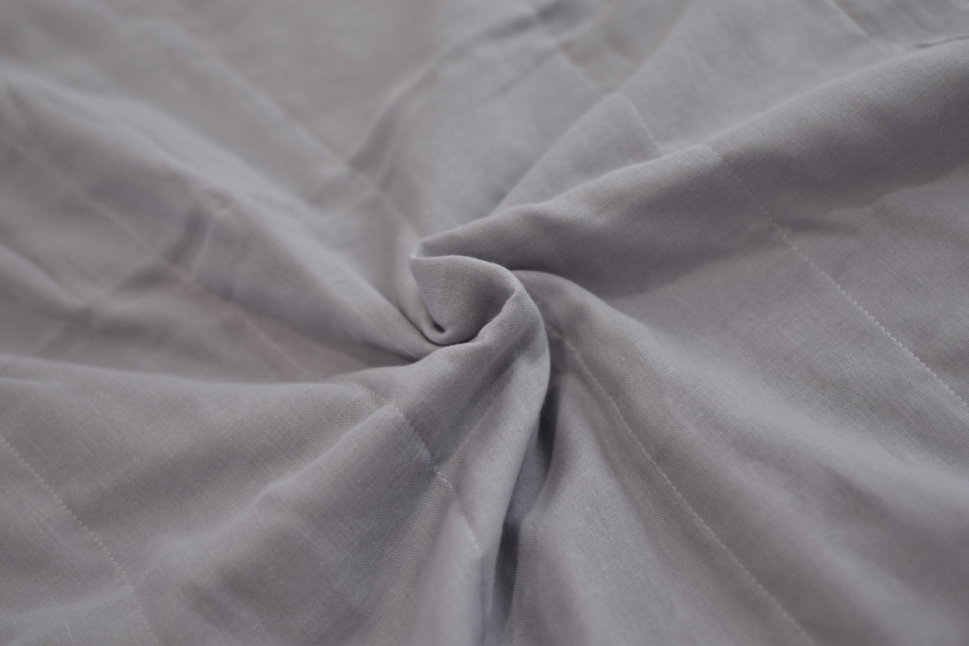 和晒し6重合わせ　ガーゼケット　大判_グレー【G0664】 グレー