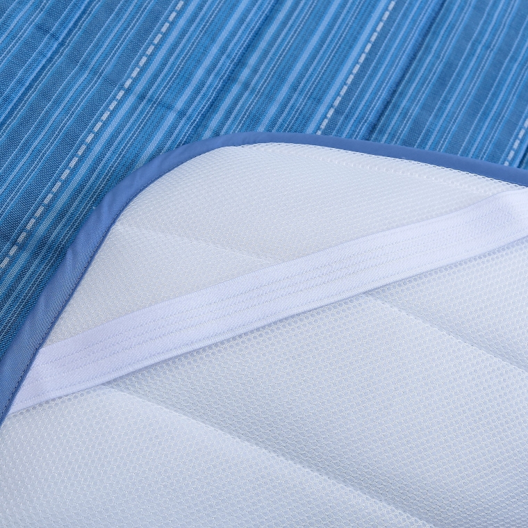 三河木綿ふわふわ綿わた敷パッド 　セミダブルサイズ_【G0666】