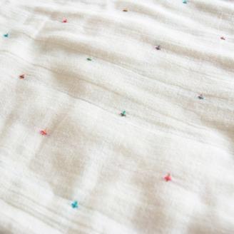 ふっくらふくふくの肌触り 大人用ふくふくガーゼケット（BOBO)_キナリ(8146)【G0398】 BOBO キナリ