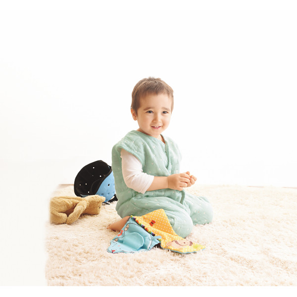 アンジェロラックス　２ＷＡＹ ６重ガーゼスリーパー_袋入：ミントブルー【G0624】_1667883 袋入：ミントブルー