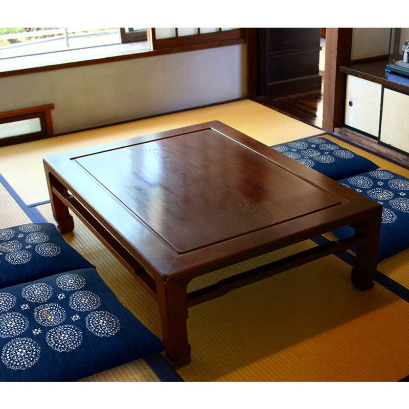 5枚組座布団　王朝　銘仙判 _紺【G0698】 紺