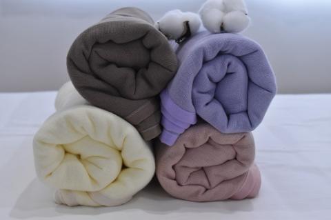 三河木綿　和晒し5重ガーゼケット　大判_ブラウン【G0121】 ブラウン