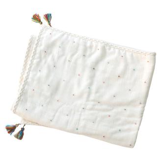 ふっくらふくふくの肌触り 大人用ふくふくガーゼケット（BOBO)_キナリ(8146)【G0398】 BOBO キナリ