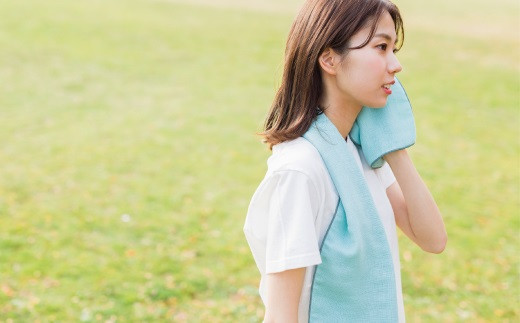 cumuco（クムコ）６重織ガーゼフィールドタオル ２枚セット _みずいろ【G0291】 みずいろ フィールドタオル