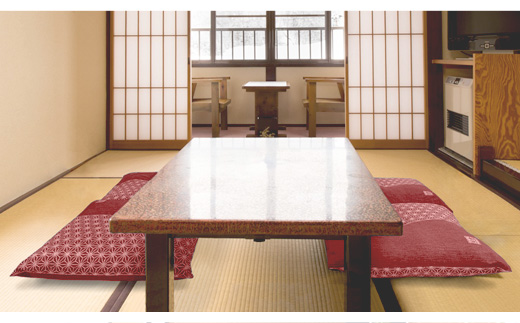 5枚組座布団 結 _エンジ【G0314】 エンジ