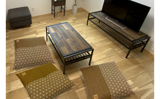 5枚組座布団 結 _茶【G0314】 茶