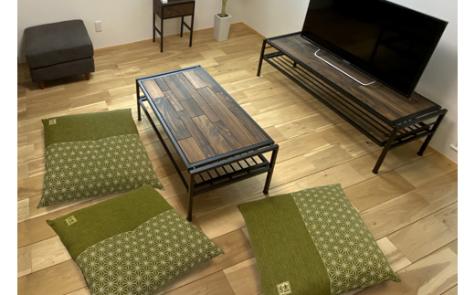 5枚組座布団 結 _グリーン【G0314】 グリーン