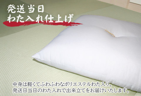 座布団　中材　わた入り　5枚組　（銘仙判　55×59㎝　カバー用）_【G0592】