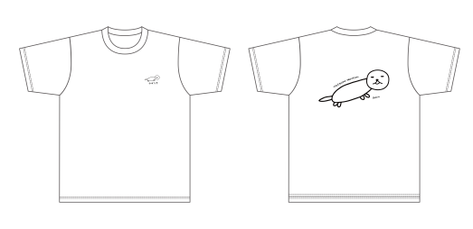 竹島水族館 やばうそシリーズセット_TシャツSサイズ【G0730】 S