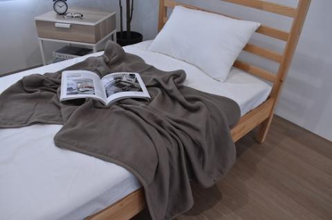 三河木綿　和晒し5重ガーゼケット　大判_ブラウン【G0121】 ブラウン