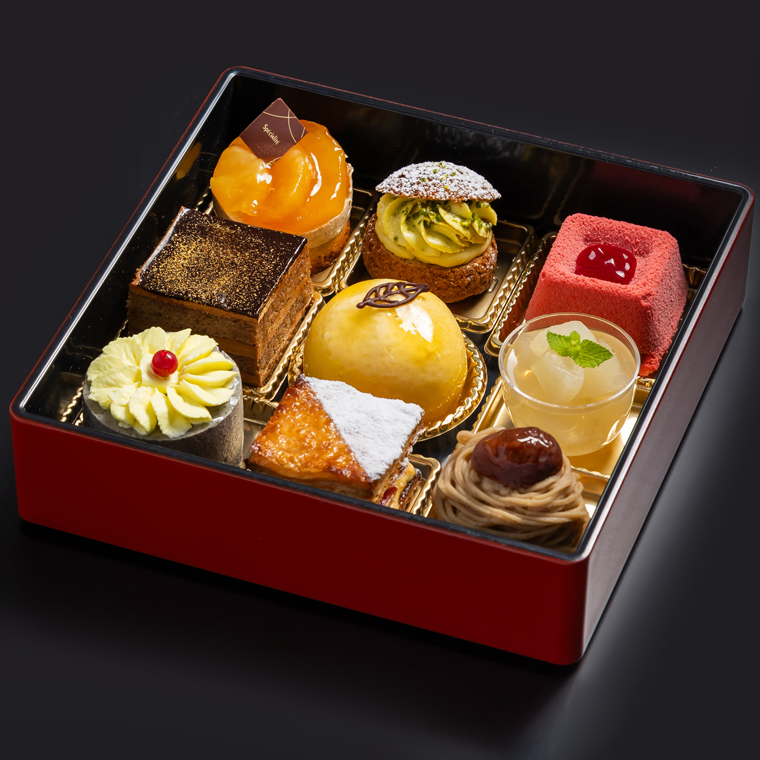 【期間限定】蒲郡クラシックホテル謹製 特選創作二段 おせち+スイーツ（一段）_【G0332】