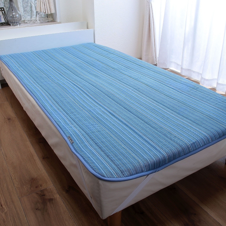 三河木綿ふわふわ綿わた敷パッド 　シングルサイズ_【G0665】