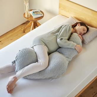 妊婦さんのための抱き枕&理想的な授乳姿勢を作る ピタットフィットクッション ロング_アイボリー(22251014)[G0397]