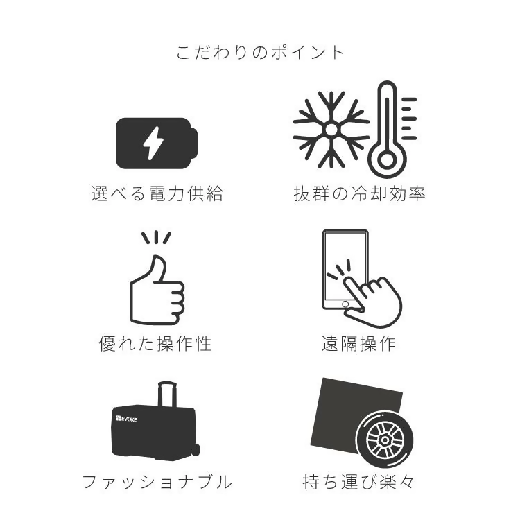 【EVOKE/イヴォーグ公式】 GLAZE30 ポータブル冷蔵30L（オクスフォードタン）｜ ポータブル冷蔵庫 車載冷蔵庫 30L ポータブル冷凍庫 車載 冷蔵庫 車載用冷蔵庫 クーラーボックス GLAZE グレイズ -20℃～20℃ アウトドア キャンプ AC DC 12V 24V バッテリー別売り 愛知県 岐阜県 名古屋 acct EVOKE