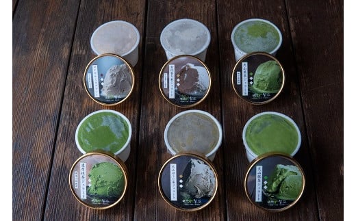 犬山ジェラートセット（６種類×各１個） ｜ ジェラート アイス スイーツ デザート 洋菓子 セット 詰め合わせ 抹茶 ほうじ茶 煎茶 香り米 ミルクティー お茶屋さん お茶 愛知 岐阜 尾張 名古屋