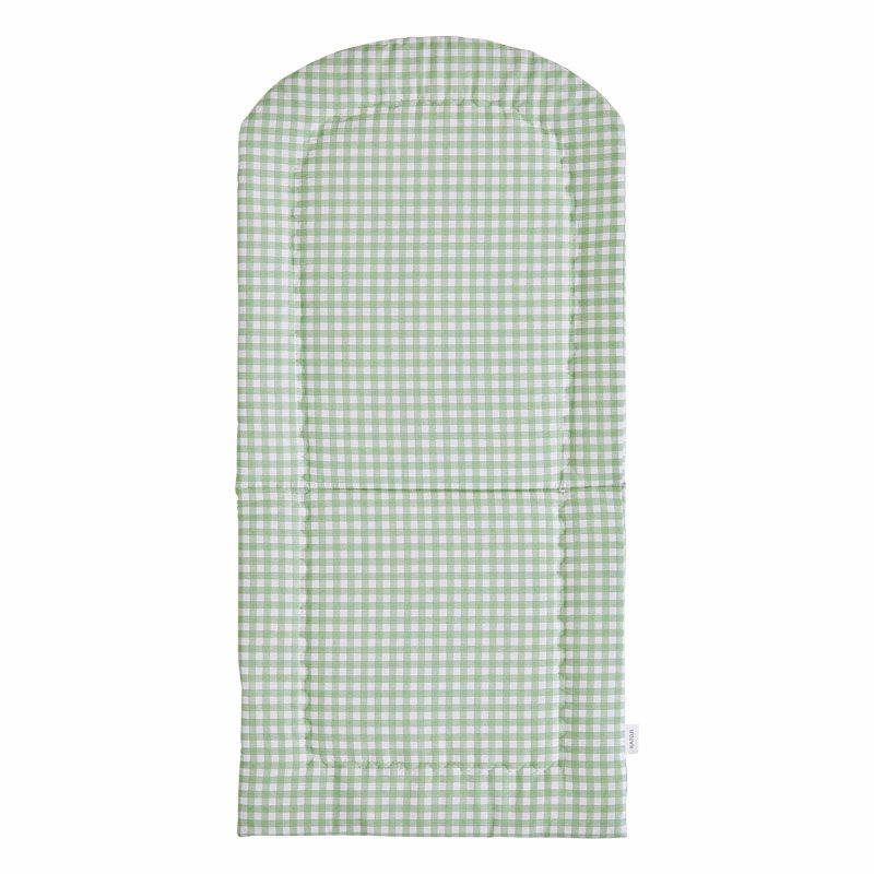 日本製　折りたたみ用チェアクッション（グリーンチェック）（クッションのみ）｜カトージ KATOJI ブランド 子育て 子ども 子供 赤ちゃん ベビー マット かわいい チェック 洗濯可 ベビー用品 ハイチェア 折りたたみチェア イス クッション ベビーチェア チェアクッション