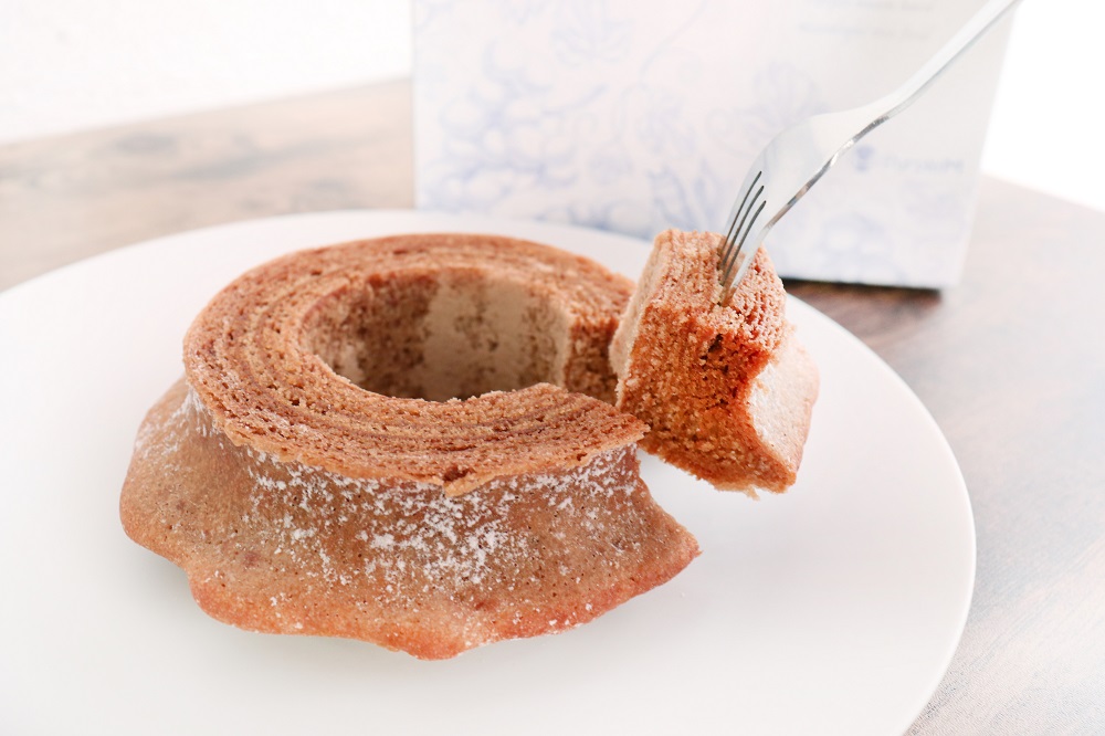 パープルバウム　ギフトBOX（ハード＆ソフト）ピオーネ ｜ バウムクーヘン お米 米粉 ハード ソフト パープル パープルM スイーツ デザート お試し プチギフト バームクーヘン ヘルシー グルテンフリー 健康 自然派 ギフト 洋菓子 感謝 ソフトバウム ハードバウム ピオーネ セット ギフトボックス