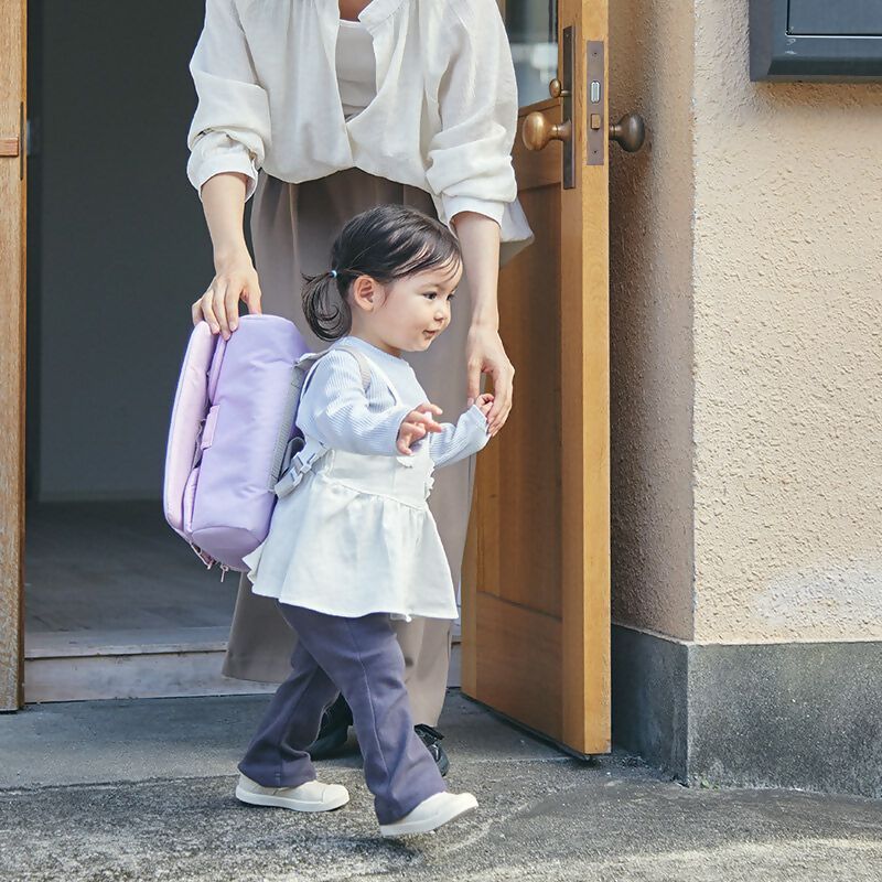 リュックチェアルンルン（ブラウン）｜カトージ KATOJI ブランド 子育て ベビー用品 赤ちゃん 子ども 子供 リュック かばん ベビー かわいい クッション 鞄 カラフル チェア 椅子 いす お出かけ リュックチェア