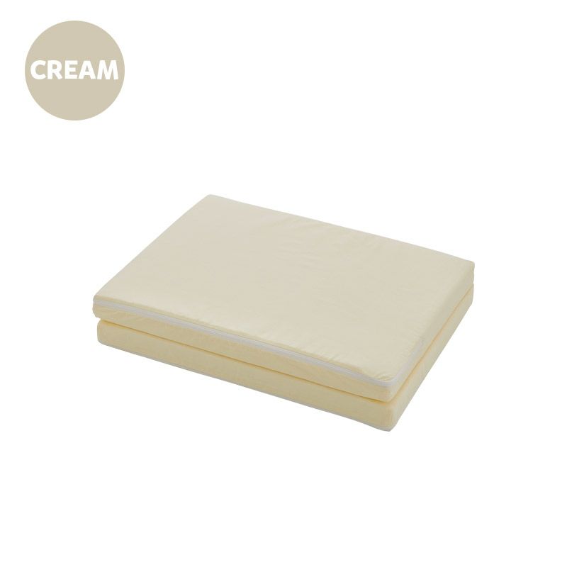 固わた敷布団　ミニ（クリーム）｜カトージ KATOJI ブランド 子育て ベビー用品 赤ちゃん 子ども 子供 お昼寝 かわいい ベビー ベビー布団 敷布団 ミニ ミニサイズ