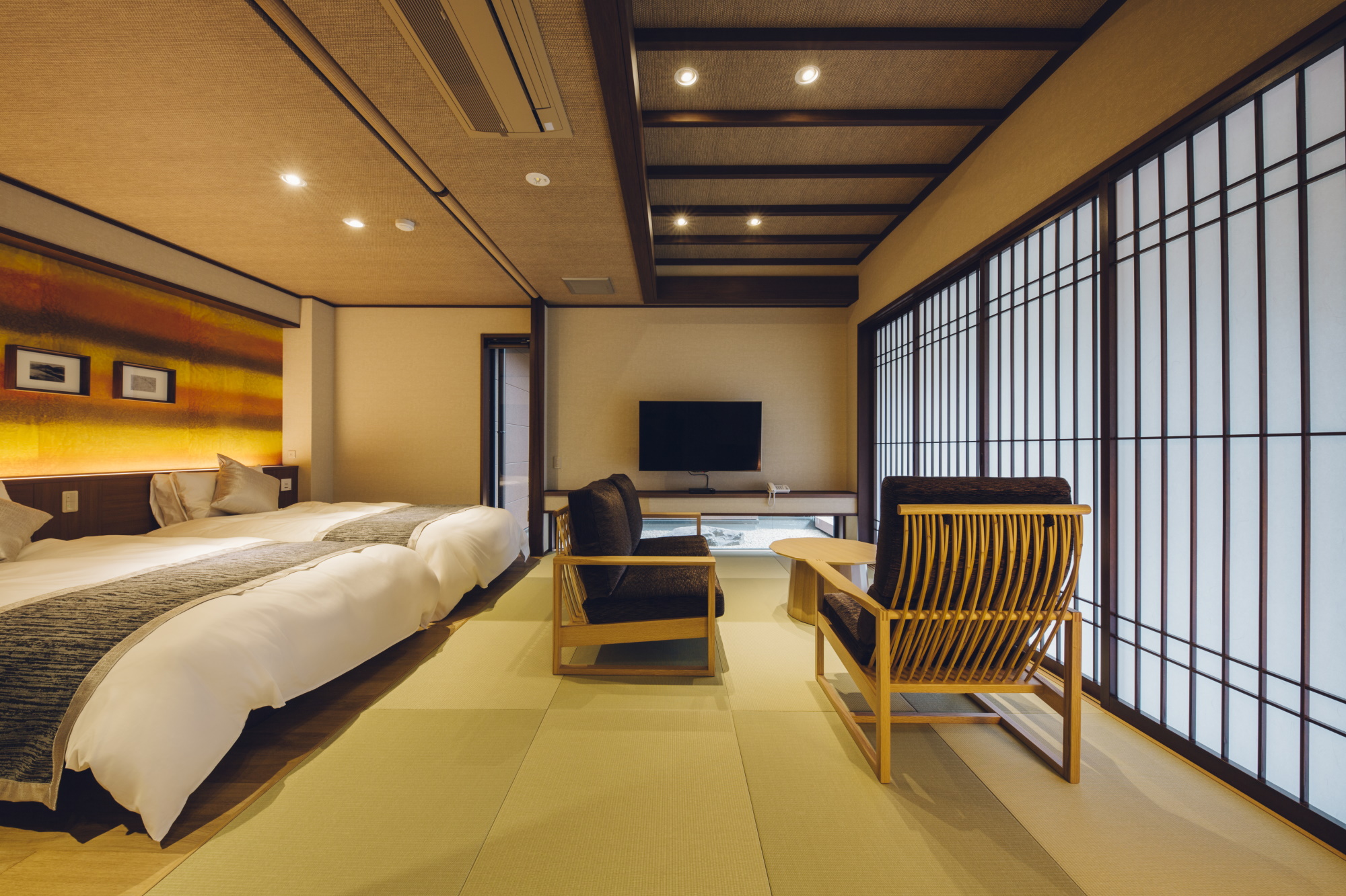 灯屋迎帆楼宿泊ペアチケット（平日利用限定）乾杯用ペアドリンク付 ｜ 2名分 和モダンデラックススイート 1泊2食 旅館 露天風呂 温泉 スイート 高級旅館 休暇 国宝 犬山城 愛知 岐阜 尾張 名古屋 温泉宿泊 旅行 宿泊 宿泊券 チケット ハイクラス