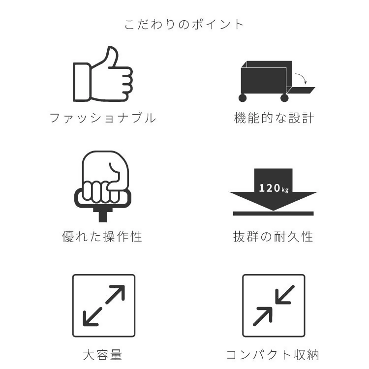 【EVOKE/イヴォーグ公式】 CARRY キャリー アウトドアワゴン（ブラック）｜ アウトドアワゴン キャリーカート キャリーワゴン 折りたたみ アウトドア キャンプ レジャー キャリー カート タイヤ 収納 持ち運び コンパクト ワゴン ワイドタイヤ 4輪 耐荷重120kg 台車 大容量 愛知県 岐阜県 名古屋 acct EVOKE