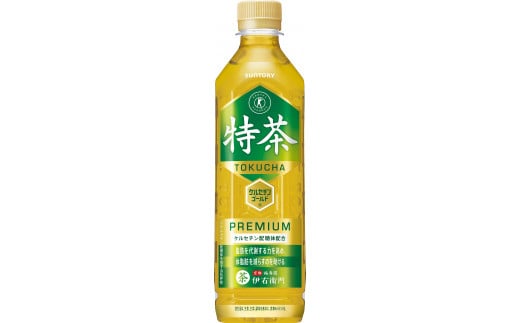 サントリー 伊右衛門 特茶 500ml 96本（4ケース）｜ トクホ 特保 特定保健用食品 お茶 清涼飲料 ペットボトル 緑茶 4ケース 96本 脂肪 体脂肪 脂肪分解 お食事 食事 飲料 ドリンク 飲料類 ケルセチン ケルセチンゴールド ケルセチン配糖体 愛知 愛知県