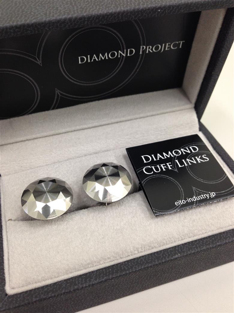 犬山ブランド ダイヤモンドカフス（ステンレス製）｜ ステンレス 金属加工 カフス アクセサリー プレゼント おしゃれ 身だしなみ エイト工業