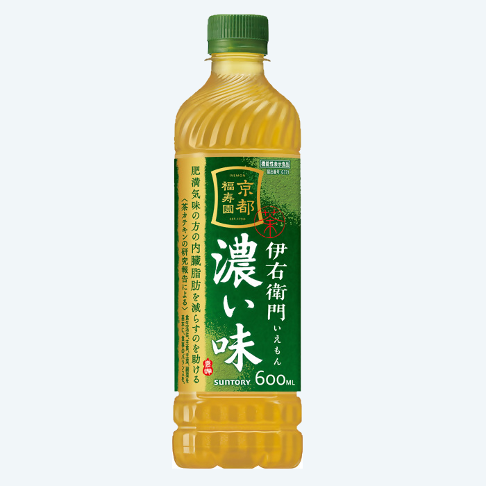 サントリー 伊右衛門 濃い味 600ml (1ケース)｜ 伊右衛門 濃い味 機能性表示食品 茶カテキン 渋み 内臓脂肪 石臼挽き抹茶 お茶 清涼飲料 ペットボトル 1ケース 24本 600ml お食事 食事 飲料 ドリンク ソフトドリンク ストック 飲料類 愛知県 犬山市 尾張 名古屋
