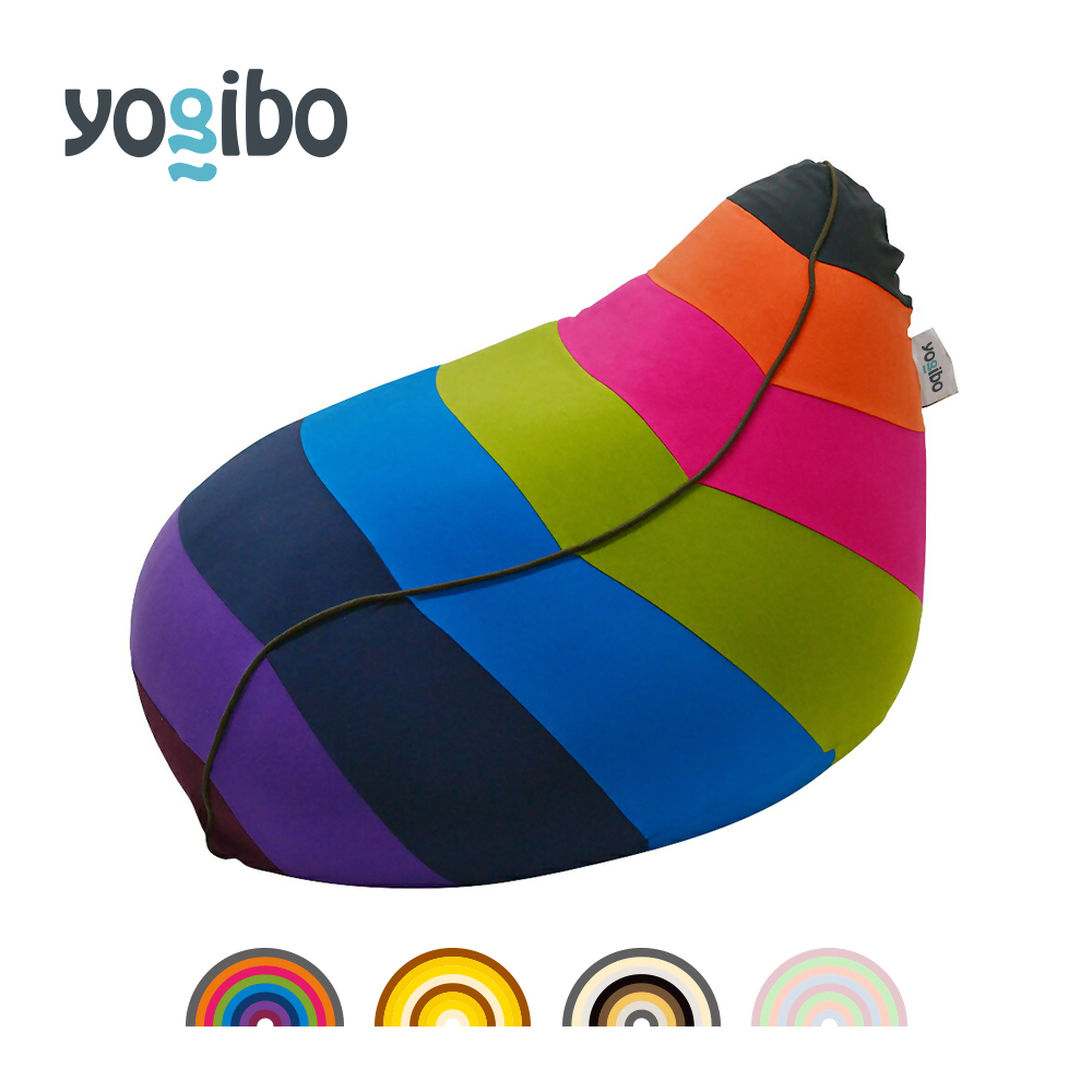 Yogibo Lounger Rainbow（ナチュラル）｜ ヨギボー ラウンジャー レインボー Yogibo Lounger Rainbow ビーズクッション クッション ソファ チェア 1人用 リラックス ビーズソファ レインボー カラフル かわいい おしゃれ 愛知県 岐阜県 名古屋