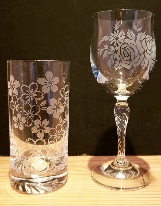 サンドブラスト体験（ガラス彫刻）チケット（もう少し体験レッスン）｜ガラス彫刻 ガラス オリジナル サンドブラスト 体験 犬山城下町 思い出 犬山城 犬山 城 おみやげ プレゼント 贈り物 贈答 春休み 夏休み 冬休み 観光 土産 みやげ 記念 愛知県 岐阜県 名古屋