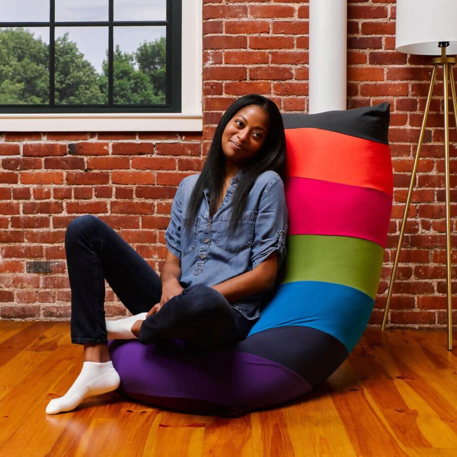 Yogibo Lite Rainbow（ブライト）｜ ヨギボー ライト レインボー ビーズクッション クッション ソファ チェア ベッド リクライナー 1人用 2人用 クッション レインボー カラフル かわいい おしゃれ 愛知県 岐阜県 名古屋ョン ソファ チェア ベッド リクライナー 1人用 2人用 クッション Zoola Lite カラフル かわいい おしゃれ 愛知県 岐阜県 名古屋 Yogibo