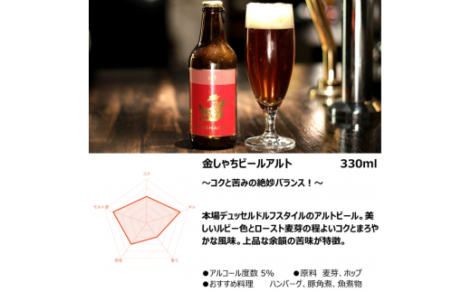 犬山美偉瀏（ピルスナー）・赤味噌ラガ－・アルト・ＩＰＡ飲み比べ24本セット ｜ ビール 金しゃちビール ラガー アルト IPA 3種類 飲み比べ 詰め合わせ お酒 アルコール お食事 おみやげ お土産 24本 ピルスナー