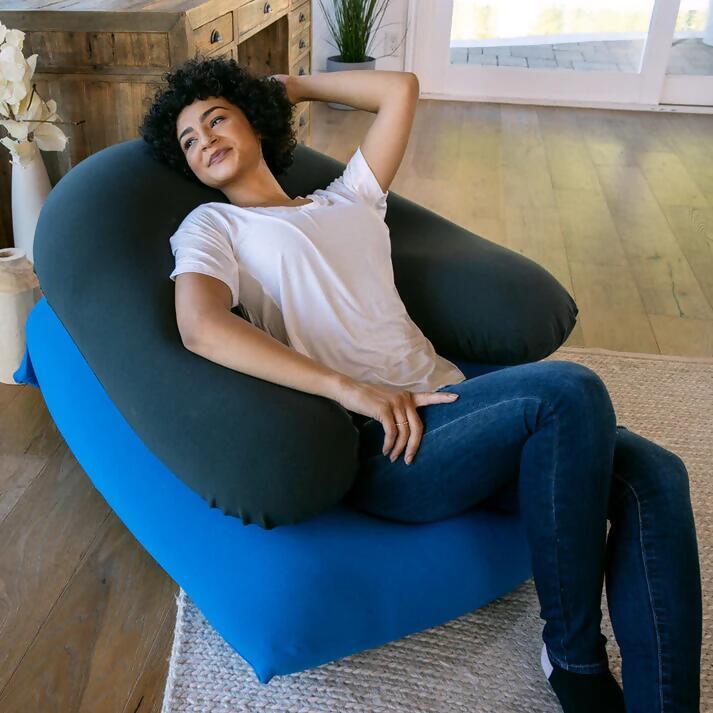 Yogibo Mini（アクアブルー）｜ ヨギボー ミニ ビーズクッション クッション ソファ チェア リラックス 1人用 ビーズソファ Mini カラフル かわいい おしゃれ 愛知県 岐阜県 名古屋 Yogibo