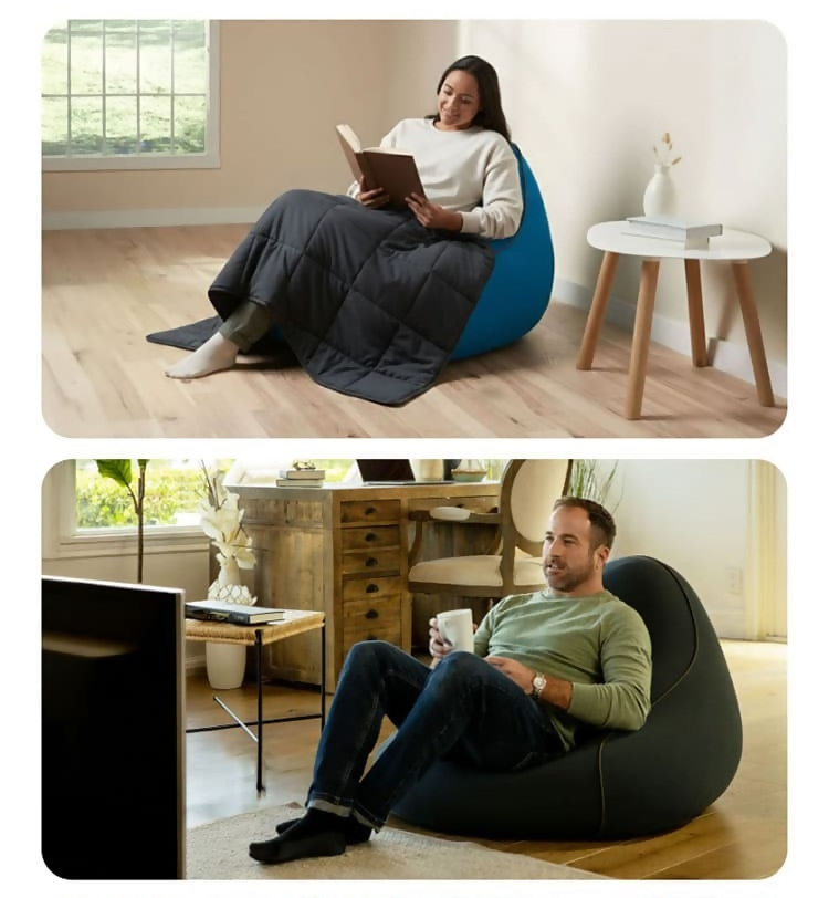 Yogibo Lounger（チョコレートブラウン）｜ ヨギボー ラウンジャー ビーズクッション クッション ソファ チェア リラックス 1人用 ビーズソファ Lounger カラフル かわいい おしゃれ 愛知県 岐阜県 名古屋 Yogiboア ベッド リクライナー 1人用 2人用 クッション Lite Luxe シック おしゃれ 愛知県 岐阜県 名古屋 Yogibo