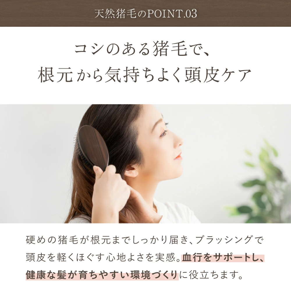 【LOABI/ロアビ公式】 くし ヘアブラシ Caple カプレ（ブナ材 / スリム型）｜ くし クシ ヘアブラシ 櫛 猪毛 豚毛 ストレートブラシ ブラシ 髪の毛 サラサラ ストレート くせ毛 艶髪 静電気 防止 プレゼント 高級 ギフト ブナ材 Caple カプレ 愛知県 岐阜県 名古屋 acct LOABI