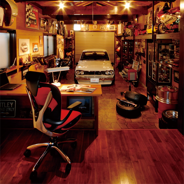 Inaba OfficeChair 「Xair（エクセア）」（ミラノレッド） | チェア 椅子 リクライニング イナバ オフィス PC 事務用品 キャスター おしゃれ インテリア クッション 家具 オフィスチェア