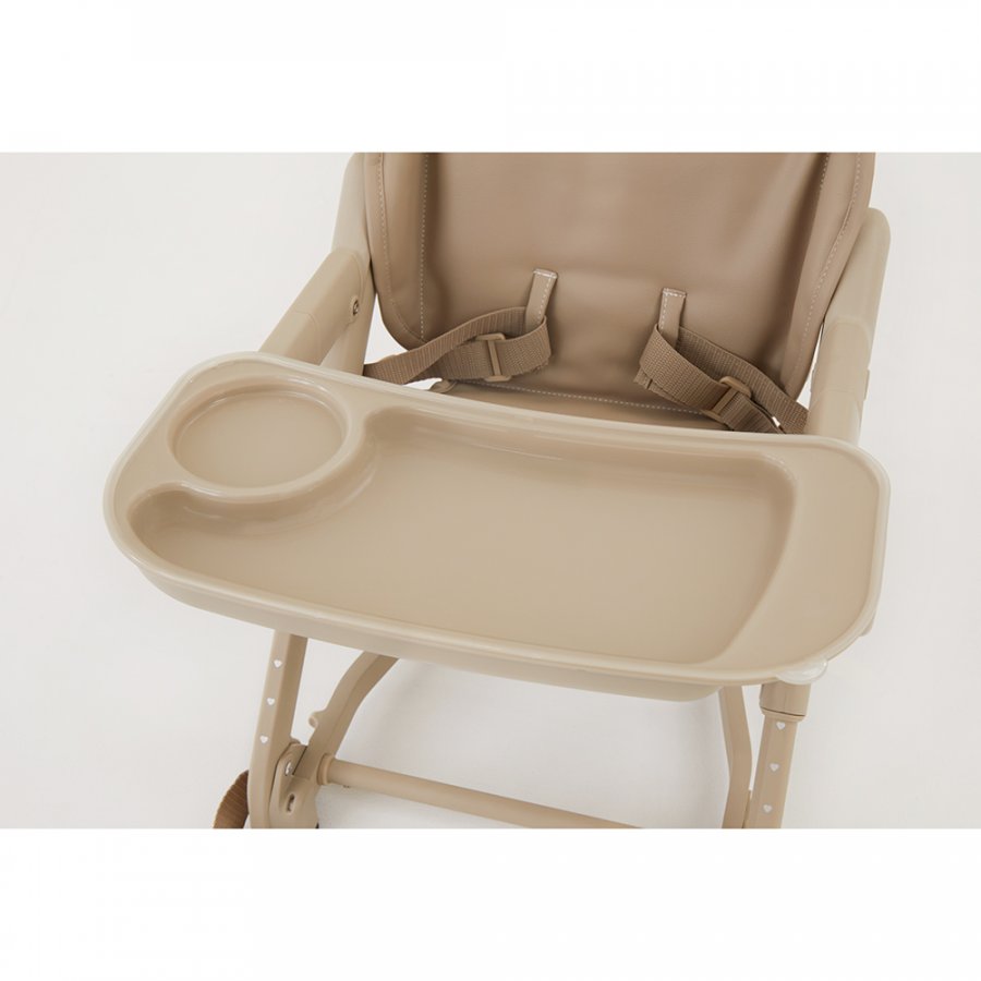 ブースターチェア feedme（ミルクティー）｜カトージ KATOJI ブランド 子育て 子ども 子供 お座り おしゃれ かわいい 赤ちゃん ベビー ベビーチェア チェア 赤ちゃん用チェア 椅子 家具 ブラウン ベージュ