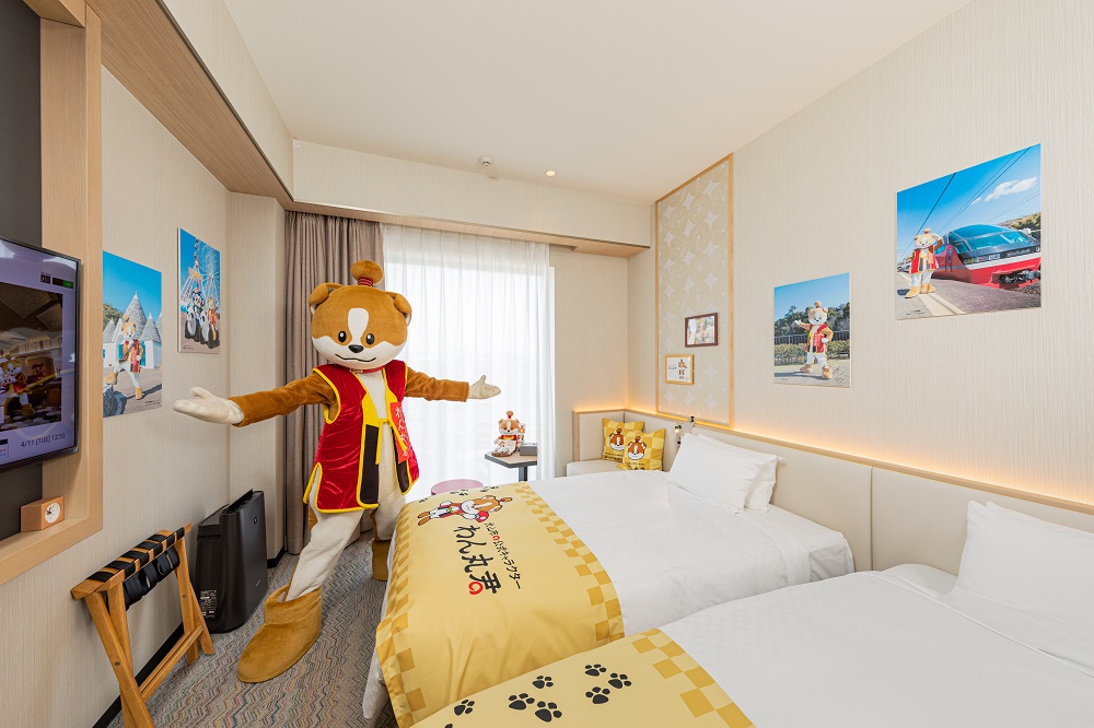 1泊朝食付 ペアご宿泊券【ホテルミュースタイル犬山エクスペリエンス わん丸君ルーム】 | ペア宿泊券 ツインルーム 2名分 朝食付き ホテル 露天風呂 宿泊 駅近 便利 休暇 国宝 犬山城 愛知 岐阜 尾張 名古屋 温泉宿泊 旅行 国内旅行 観光 宿泊 宿泊券 チケット 金券 リーズナブル 愛知県 わん丸君 キャラクター ゆるキャラ ご当地