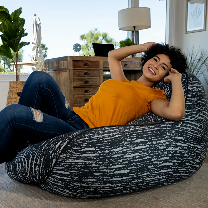 Yogibo Luxe Lounger（ダークグレー）｜ ヨギボー ラックス ラウンジャー ビーズクッション クッション ソファ チェア 1人用 リラックス ビーズソファ Lounger Luxe シック おしゃれ 愛知県 岐阜県 名古屋 Yogibo