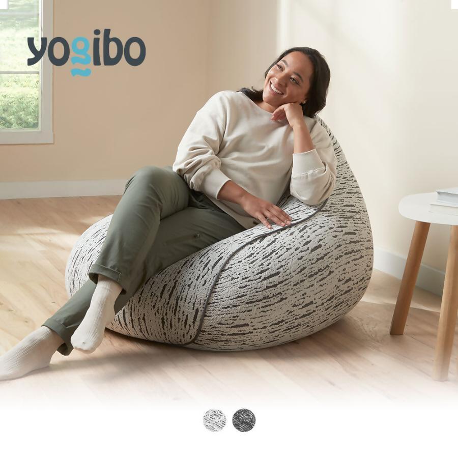 Yogibo Luxe Lounger（ライトグレー）｜ ヨギボー ラックス ラウンジャー ビーズクッション クッション ソファ チェア 1人用 リラックス ビーズソファ Lounger Luxe シック おしゃれ 愛知県 岐阜県 名古屋 Yogibo